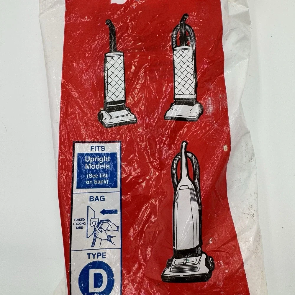 1 DIRT DEVIL Type D Vacuum Cleaner Bags Vintage 1996 For Upright Vacuum‎